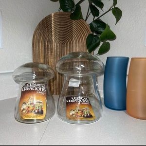Vintage Libbey Mushroom Terrarium or Apothecary Jar 🍄